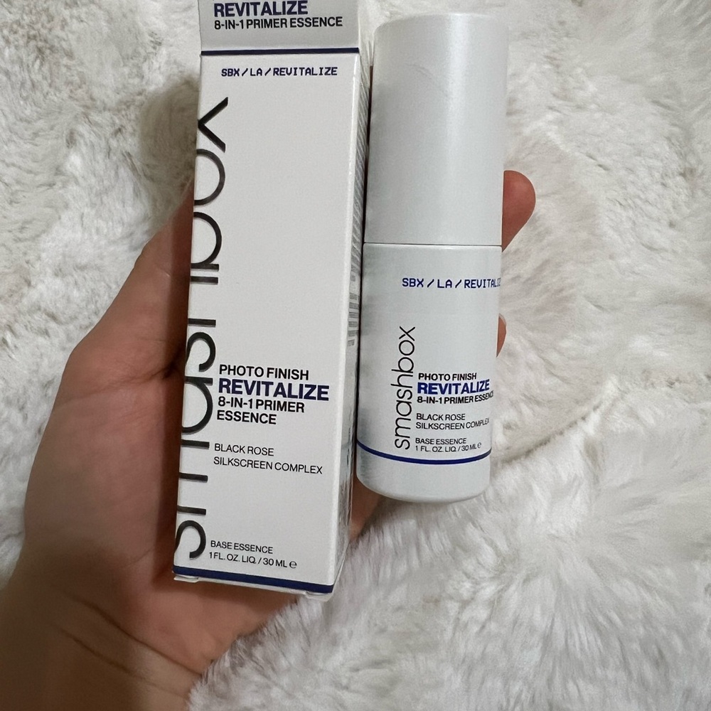 SMASHBOX PHOTO FINISH REVITALIZE 8 IN 1 PRIMER ESSENCE PRIMER LIGHTWEIGHT 1OZ